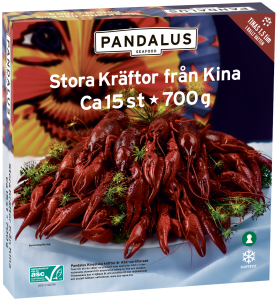 stora kräftor från kina